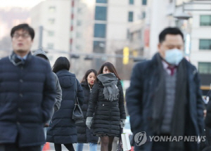 풀렸다해도 서울날씨는 0도...오전 미세먼지 많은 가운데, 일부 영하권