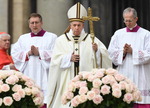부활절 미사 집전하는 프란치스코 교황