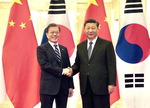 시진핑 만난 문재인 대통령 “최근 긴장 상황, 북한에도 이롭지 않다”