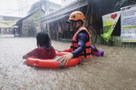 폭우에 바다로 변한 필리핀 마을