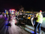 신대구부산고속도로서 역주행으로 자동차 충돌…1명 사망