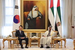 전투기 호위 비행…환영 에어쇼도…모하메드 대통령 “한국은 제2 고향”