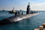 미국 핵잠수함 '스프링필드' 부산 작전기지 입항…대북 경고