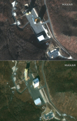 북 정찰위성 발사대 공사장 하루만에 지붕 덮혀...뭐 감추나?