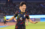 항저우 아시안게임 한국 남자 축구 중국에 2-0 승리