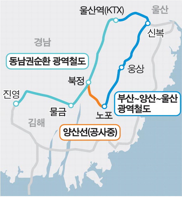 동남권광역철도 '붐업'...김해·양산·창원 범시민 서명운동 - 뉴스 썸네일 이미지